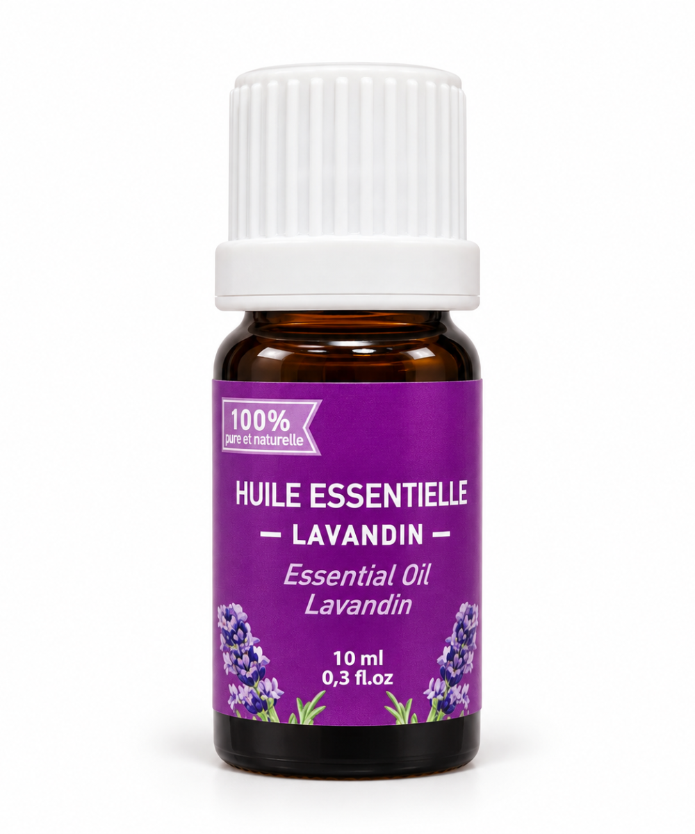 100% naturalny olejek eteryczny Lavandin 10 ml na białym tle