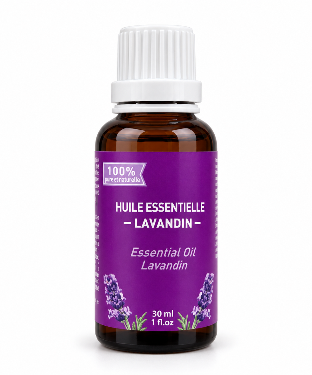 100% naturalny olejek eteryczny Lavandin 30 ml na białym tle