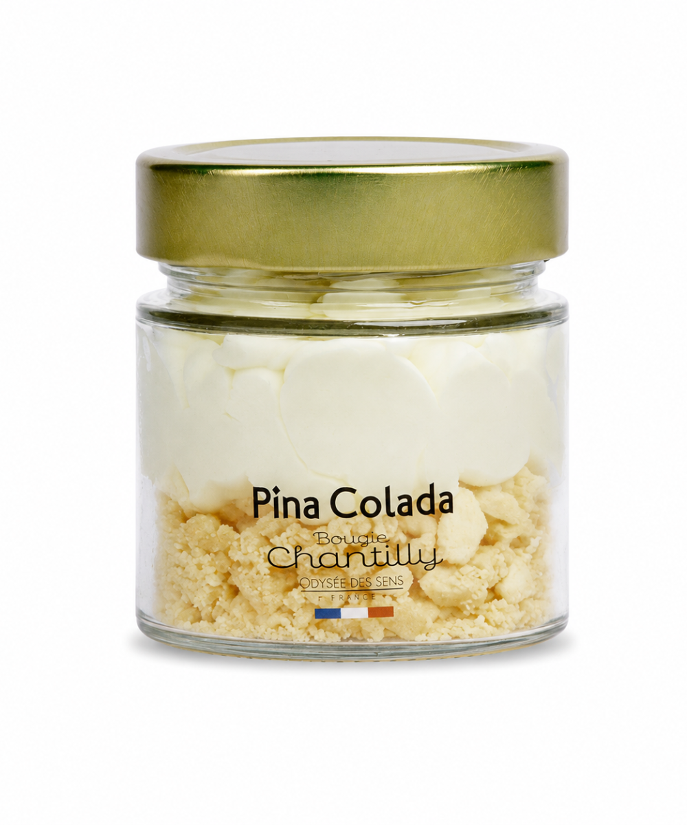 Świeca Chantilly 150g o zapachu Pinacolady