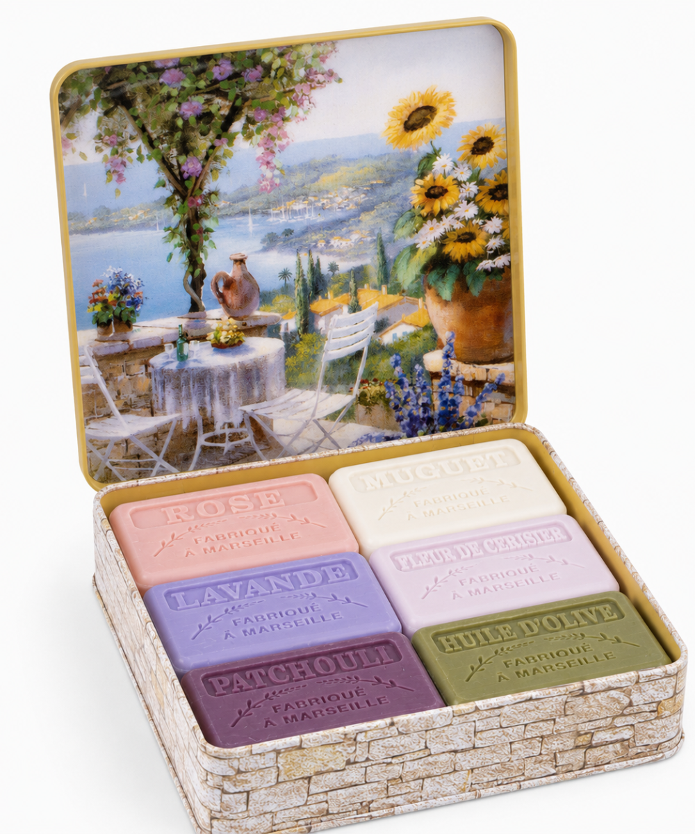 Zestaw 6 Mydeł Marsylskich 60 g – Terrasse Provençale