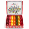 Coffret Paris Chat ouvert contenant 49 perles de bain
