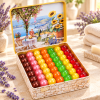 Coffret cadeau Terrasse Provençale avec 49 perles de bain